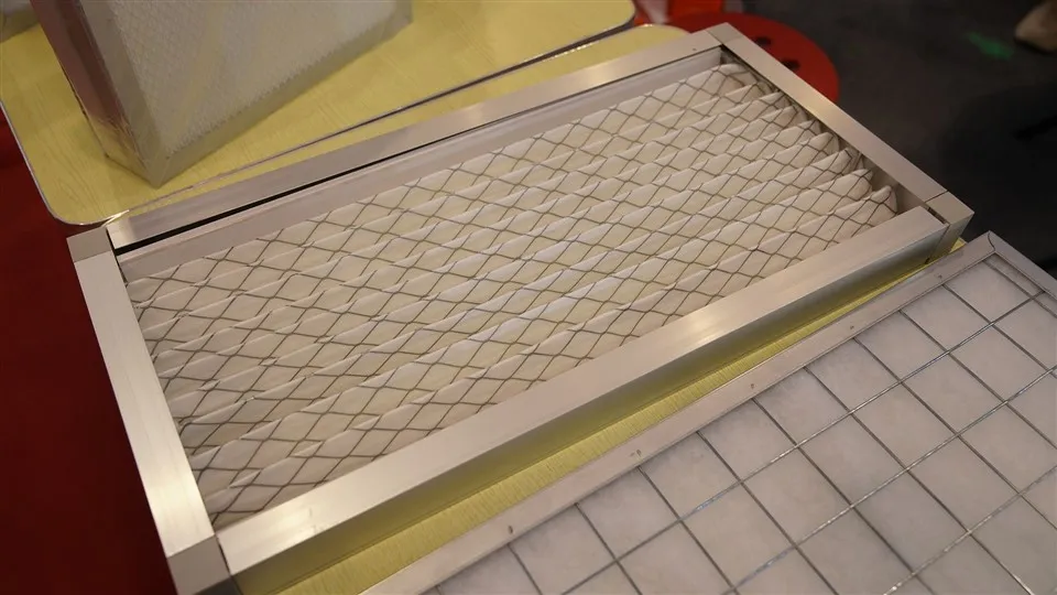 Індивідуальна панель плісирована попередньо 20*20*1 24*24*1 Металевий фільтр для прання алюмінієвого каркаса