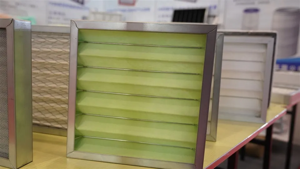 Складний плісерований картонний картонний каркас змінного струму Air Filter Air Filter