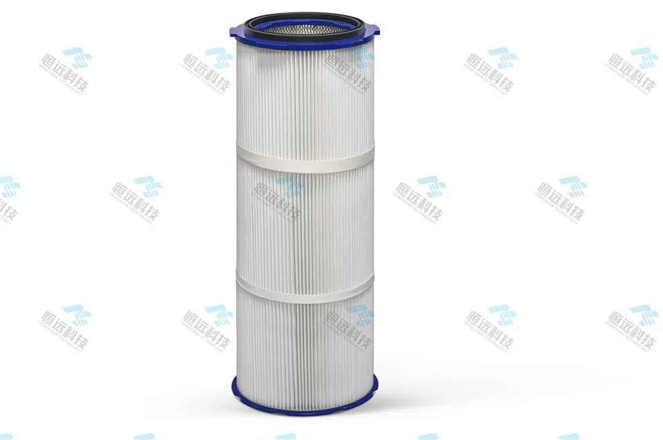 Картридж повітряного фільтра з промислового пиловловлювача з поліефірного спанбонду, який миється