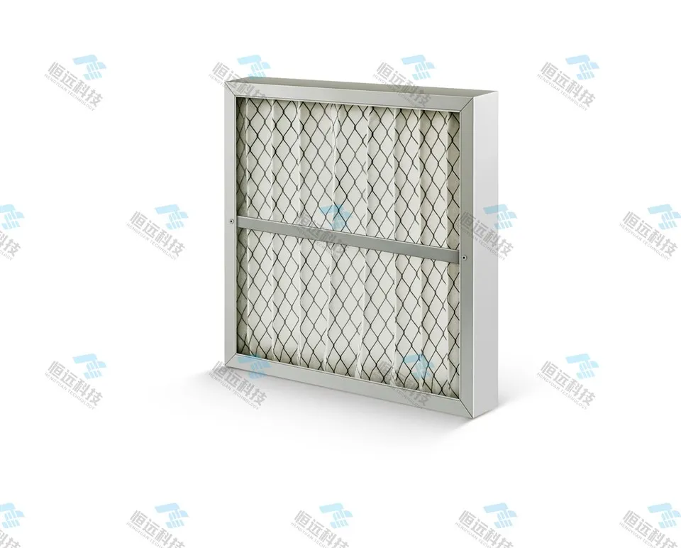 Металева сітка попередньо фільтруюється плісерована панель повітряний фільтр сировину для кондиціонера