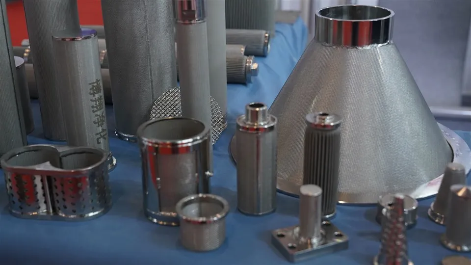 Спечений сітчастий фільтруючий елемент