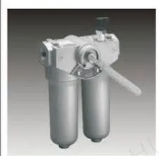 Двокартриджний трубопровідний фільтр низького тиску